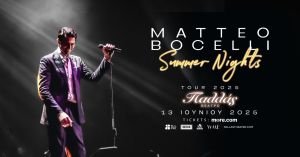 Ο Matteo Bocelli στο Θέατρο Παλλάς - Παρασκευή 13 Ιουνίου