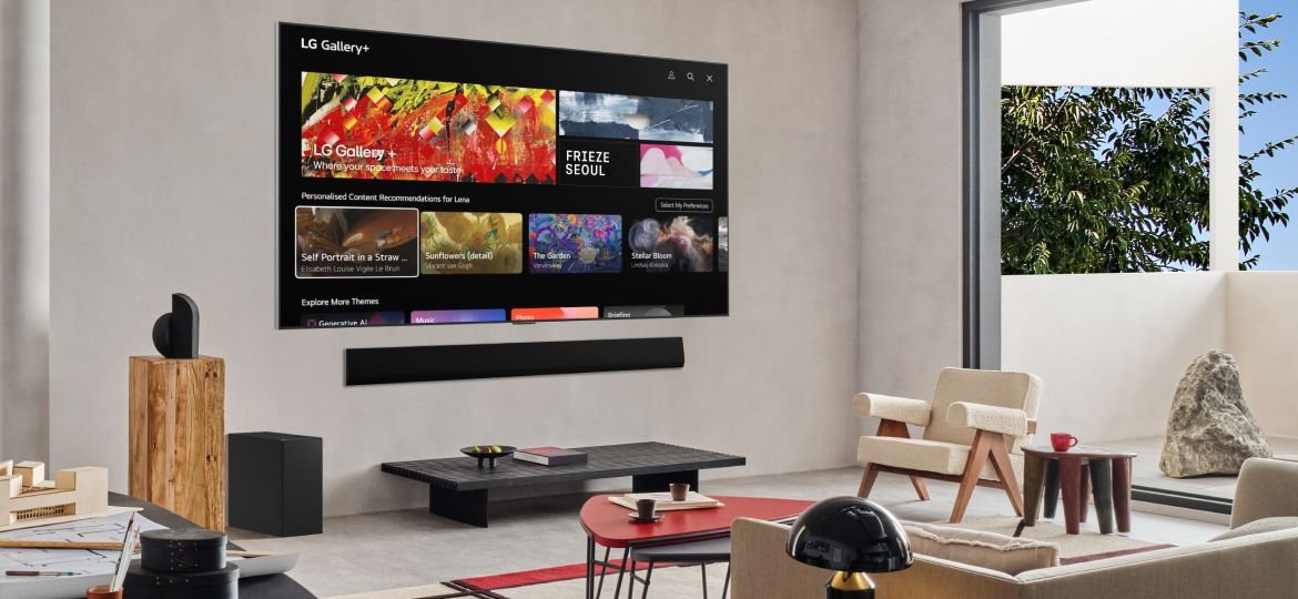 Η LG OLED TV ζωντανεύει τα φυσικά χρώματα του Park Seo-Bo στη Frieze Seoul 2025