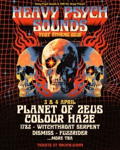 HEAVY PSYCH SOUNDS FEST ATHENS 2026 poster Heavy Psych Sounds Fest Athens 2026